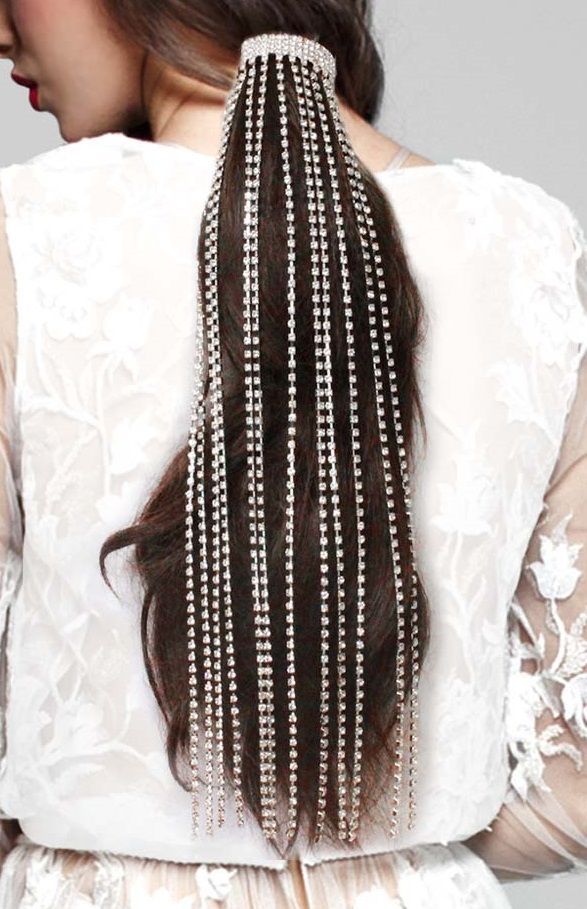 Florence Rhinestone Ponytail Bling