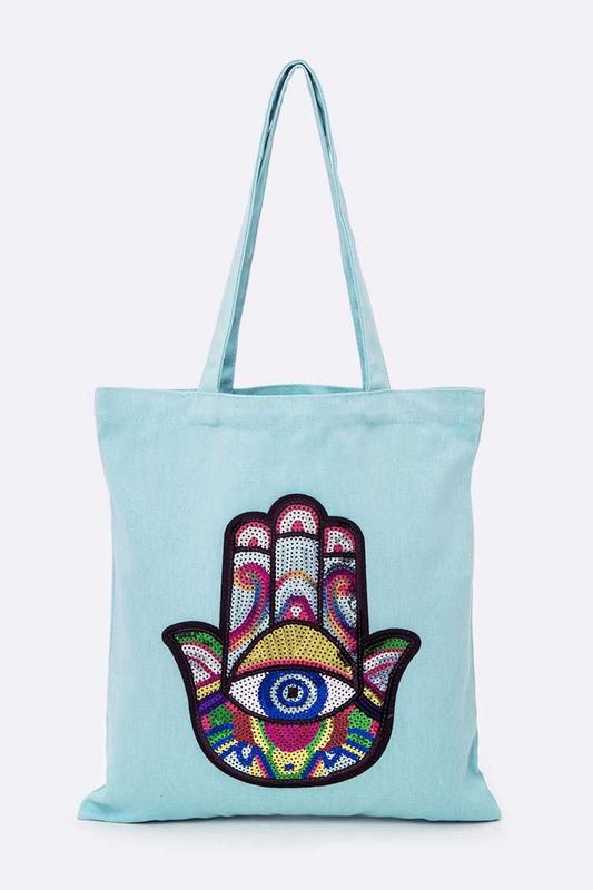 Fatima Hamsa/Evil Eye Tote