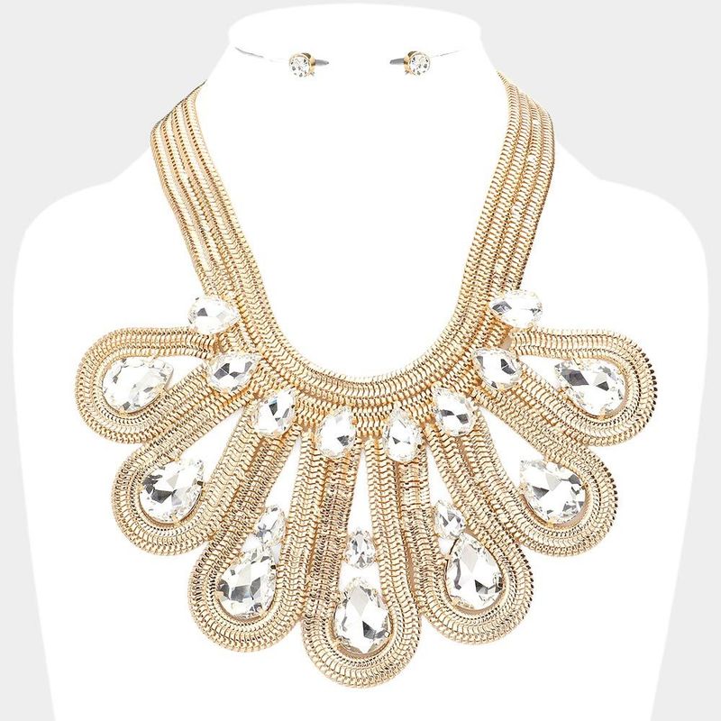 The Justina Statement Necklace Set