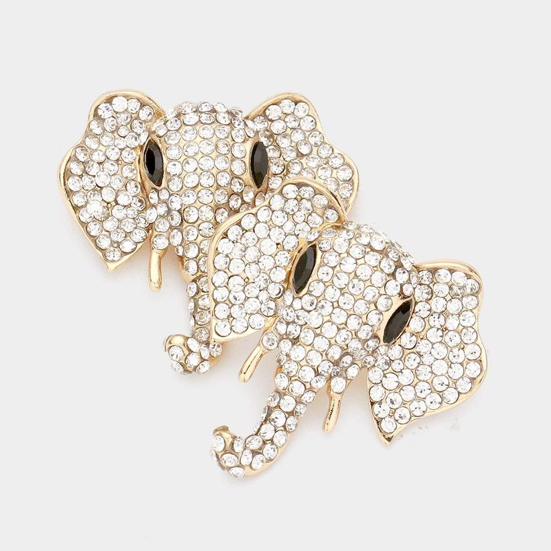 Winifred Elephant Earrings