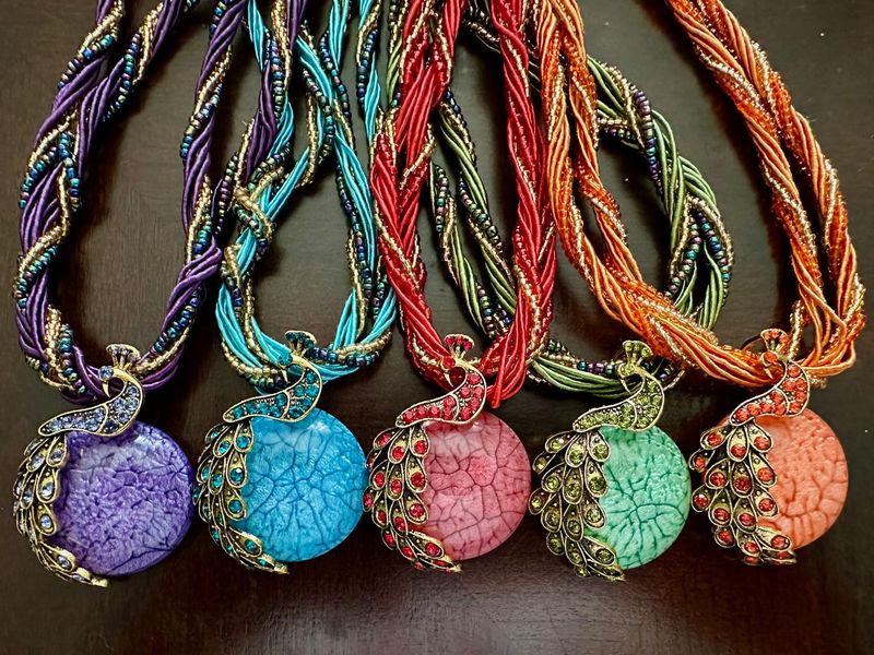 Priscilla Peacock Pendant