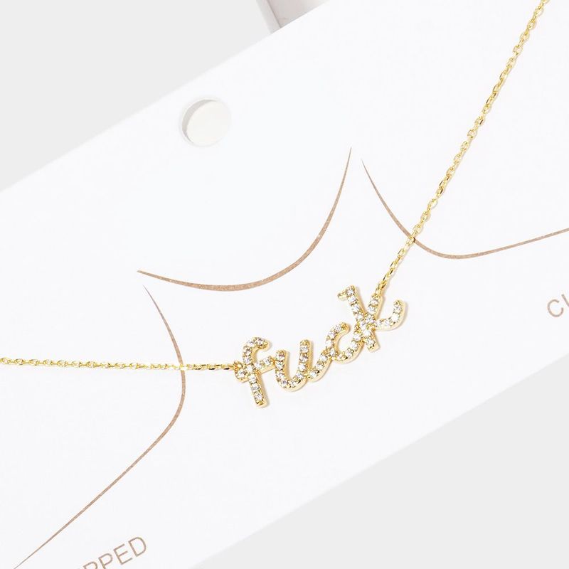 The Felicity FU Necklace