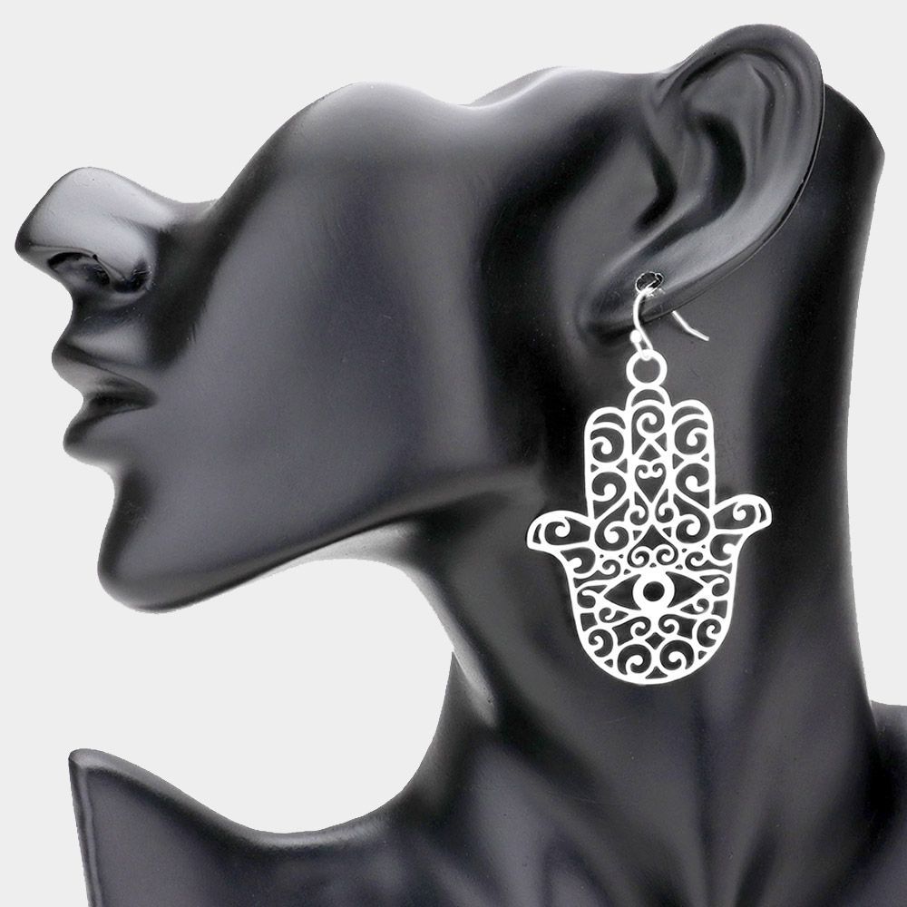 Hadiyyah Hamsa Earrings Hadiyyah Hamsa Earrings