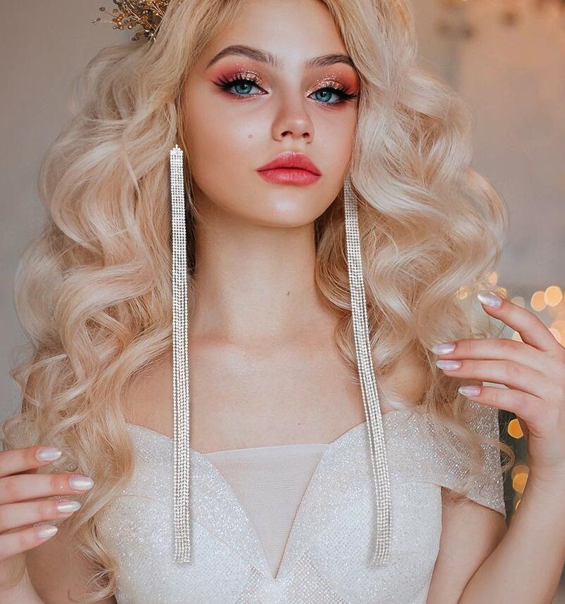 Carmen Rhinestone Tassel Earrings