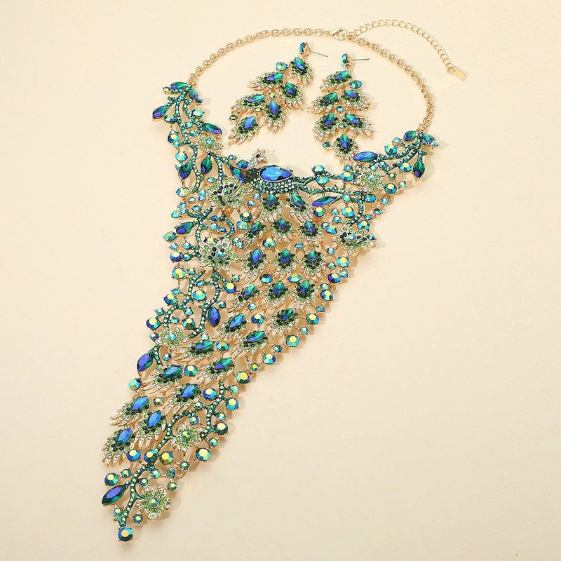 Clotilde Peacock Necklace Set Clotilde Peacock Necklace Set