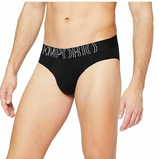 Slip Emporio Armani -  MEGA LOGO - NERO