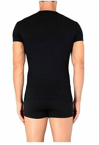 T-Shirt Emporio Armani - MEGA LOGO - NERO