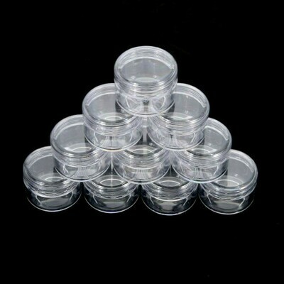 Italian Acrylic Cosmetic Jar with Clear Cap Italian Acrylic Cosmetic Jar with Clear Cap