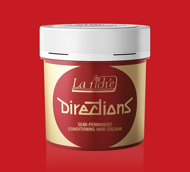 Directions Semi Permanent Hair Dye POPPY RED