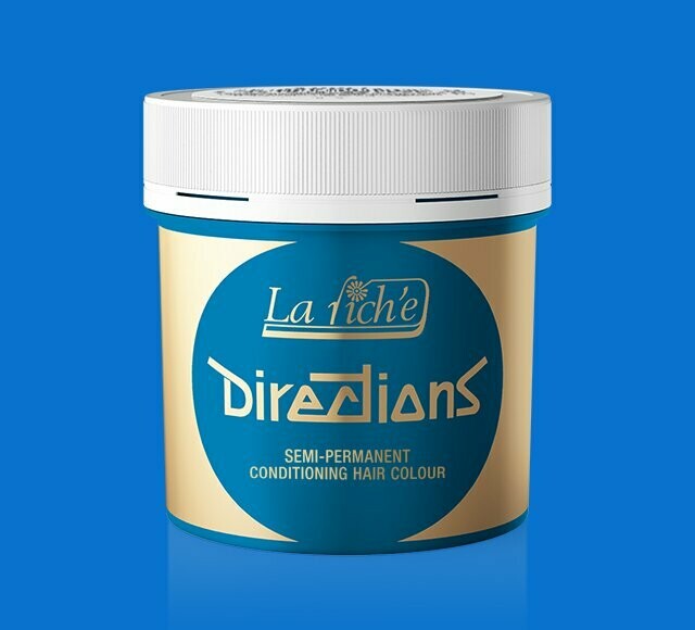 Directions Semi Permanent Hair Dye LAGOON BLUE