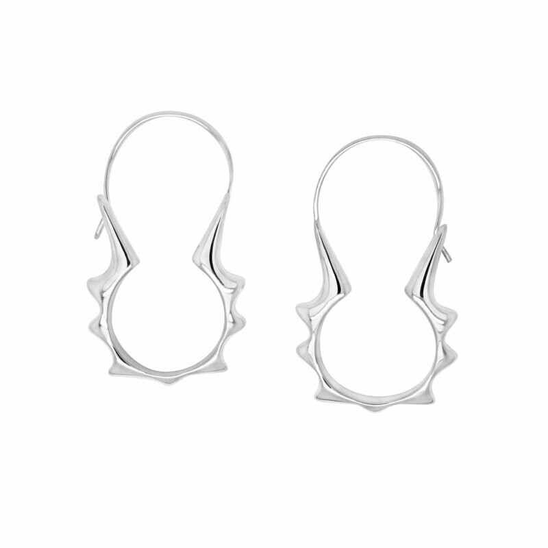 Julie Nicaisse Sterling Silver Falling Star Earrings