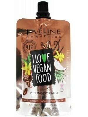 Eveline  Vanilla Latte Sugar Body Scrub 75ml