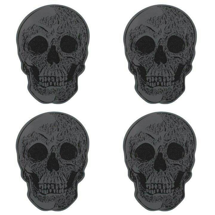 Set of 4 Skull Coasters