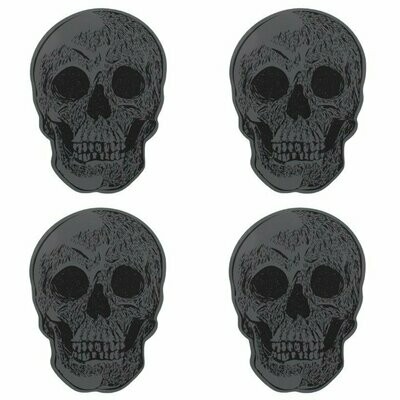 Set of 4 Skull Coasters