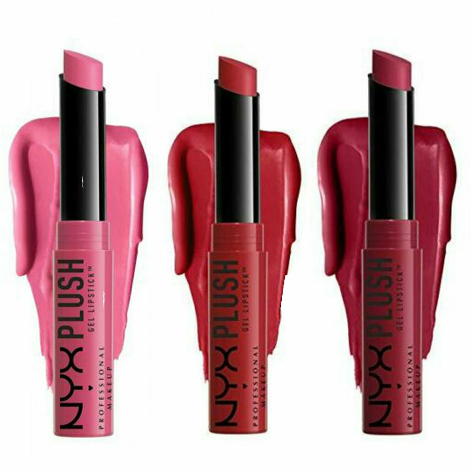 NYX Plush Gel Lipstick Set- 3