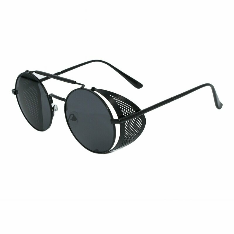 Steam Punk Style Sunglasses- Black