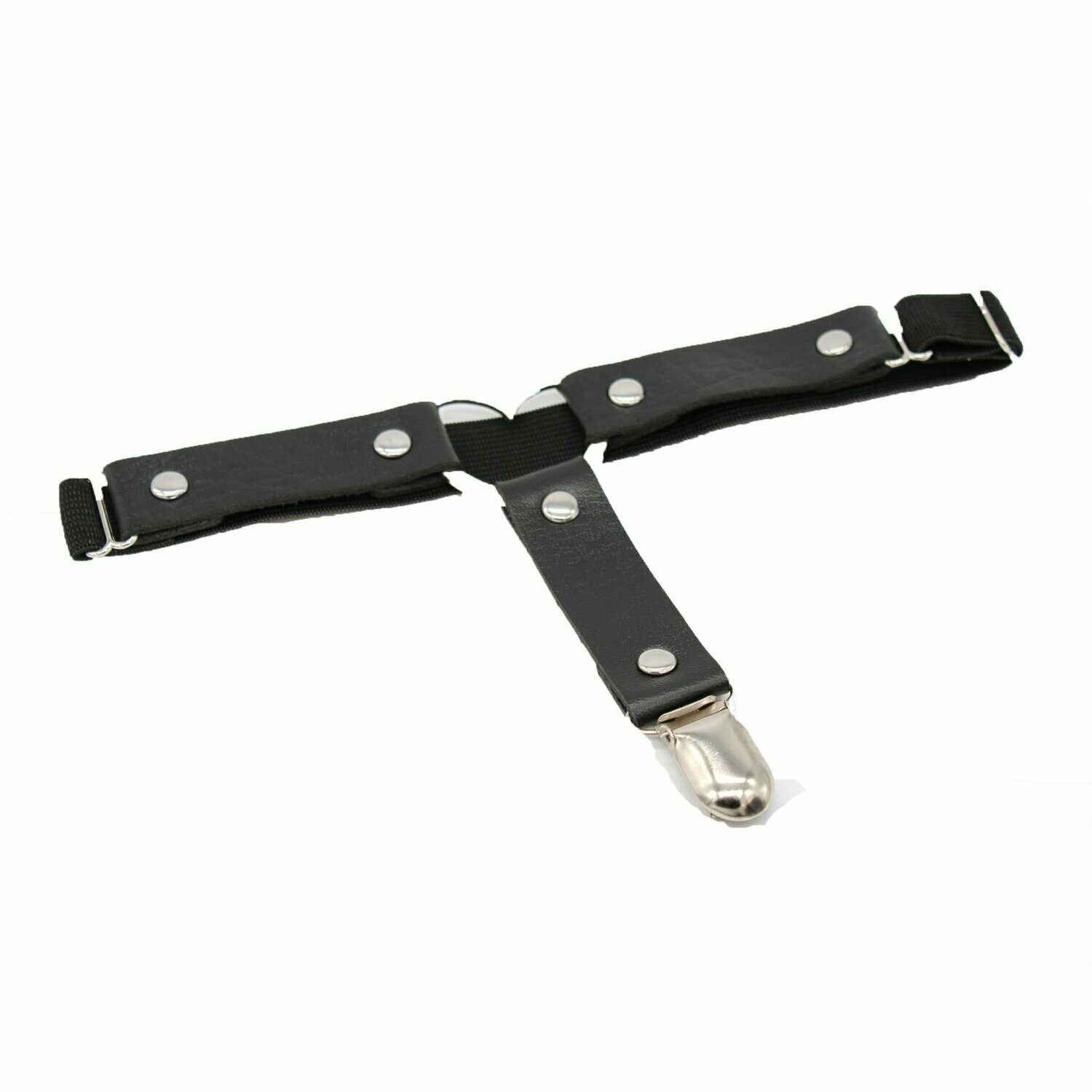 Faux Leather Heart Garter