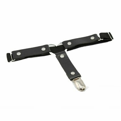 Faux Leather Heart Garter