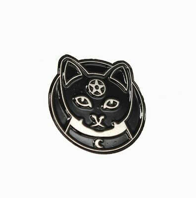 Witch Cat Enamel Pin