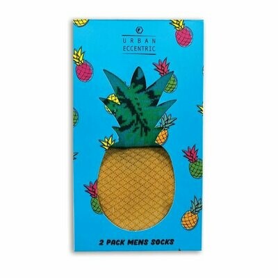 Urban Eccentric Pineapple Socks Gift Set