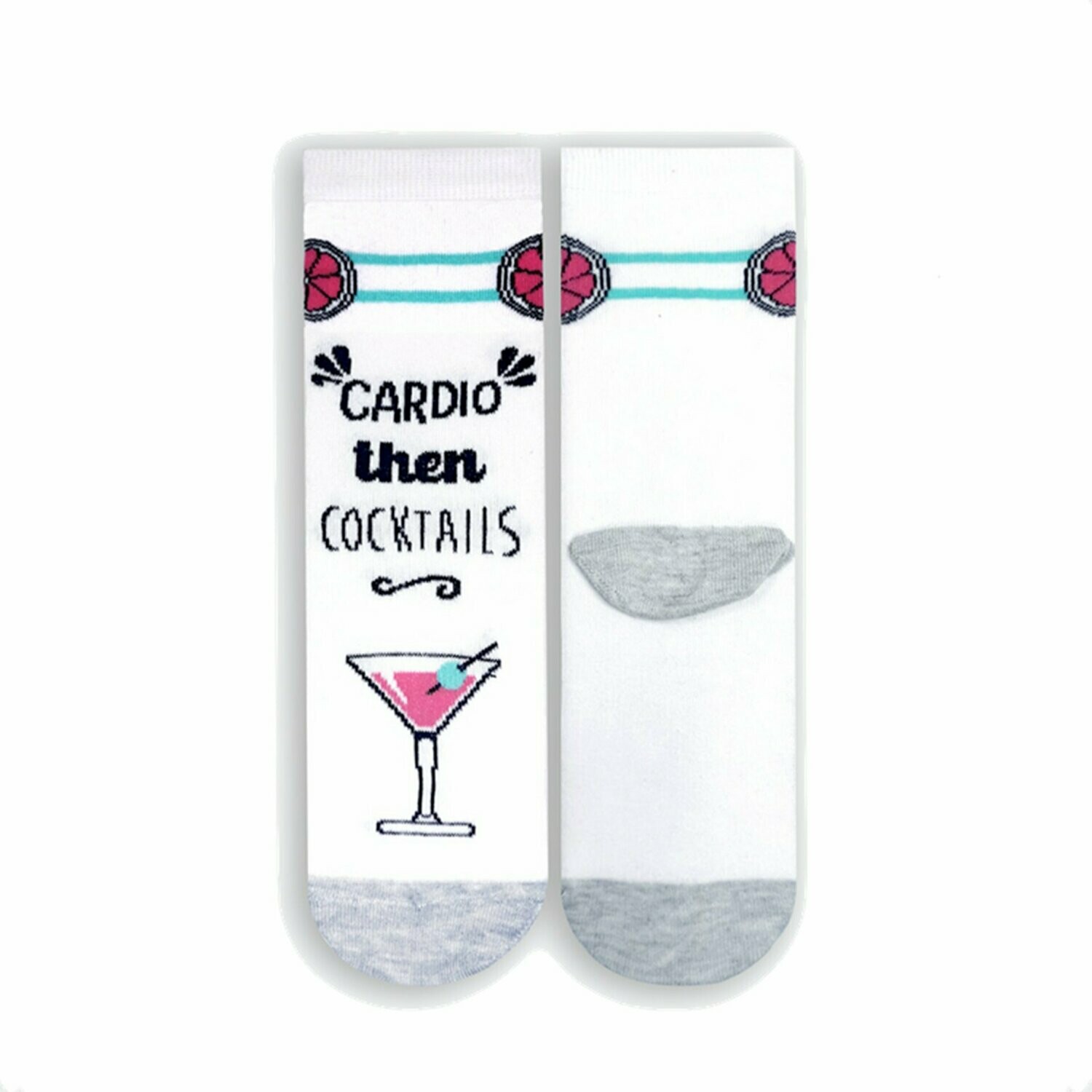 Urban Eccentric Cardio Then Cocktails Socks