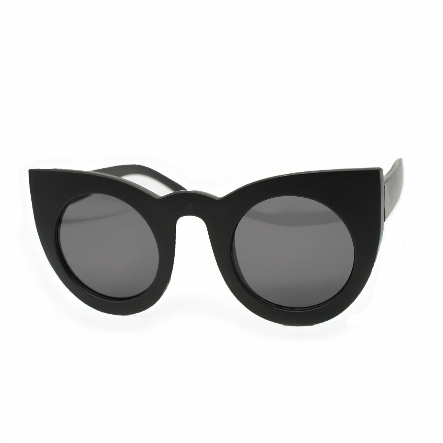 Oversized Cat Eye Kelly Sunglasses- Black