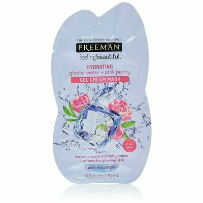Freeman Hydrating Glacier Water + Pink Peony Gel Cream Mask
