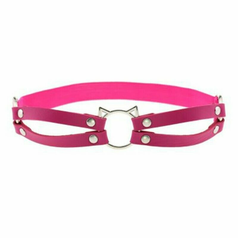 Cat Garter- Fuchsia
