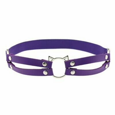 Cat Garter- Purple Cat Garter- Purple