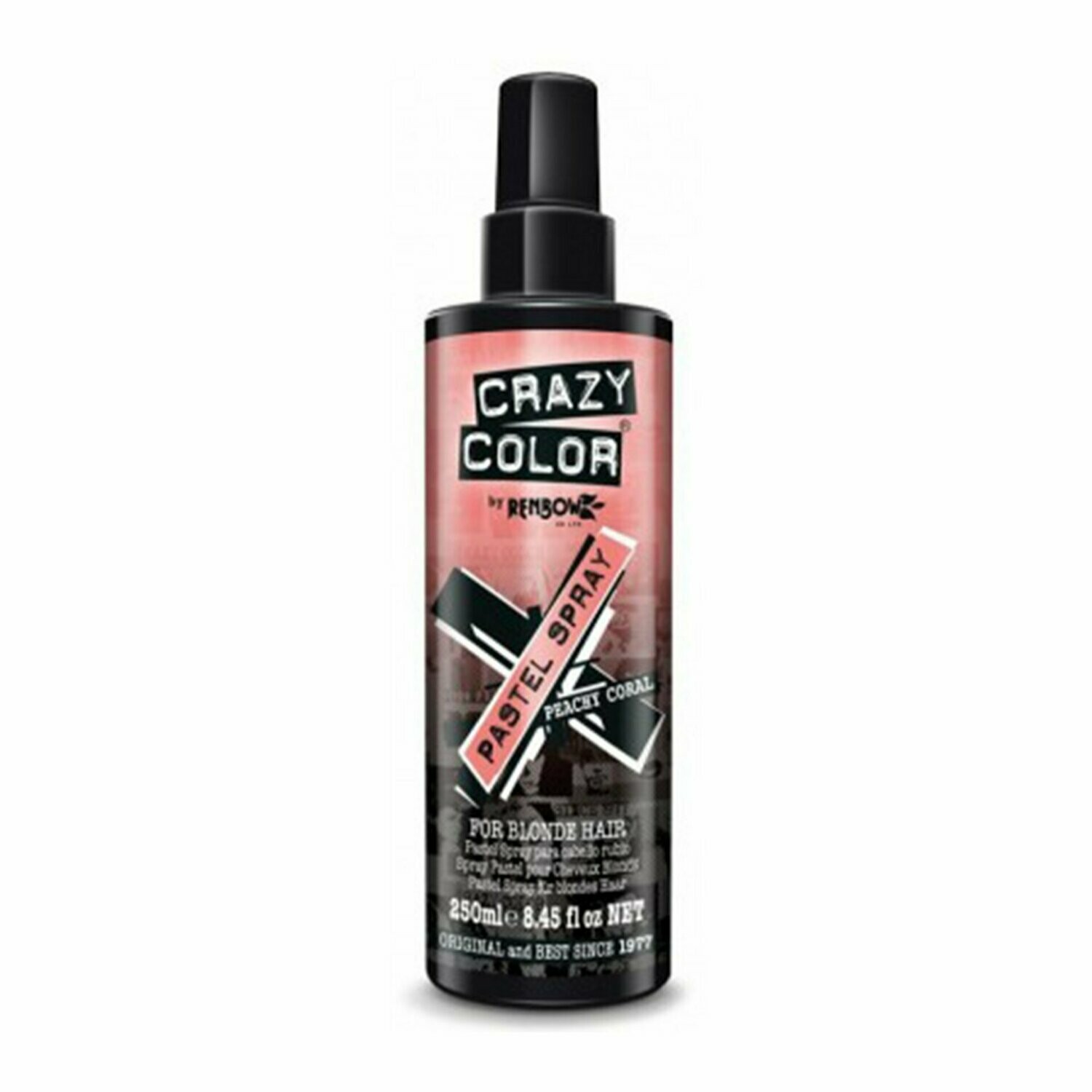 Crazy Color Pastel Spray for Blonde Hair - Peachy Coral