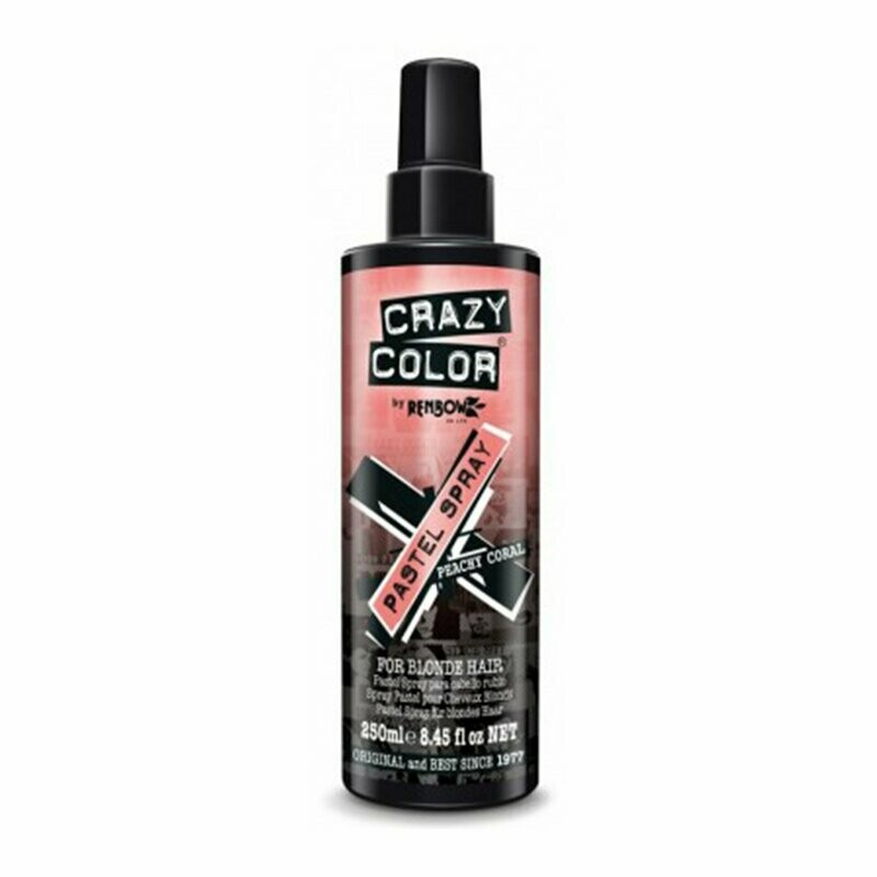Crazy Color Pastel Spray for Blonde Hair - Peachy Coral