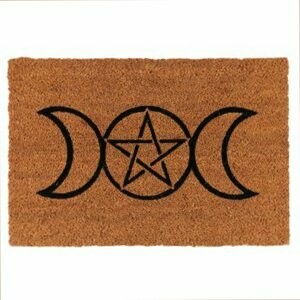 Natural Triple Moon Door mat