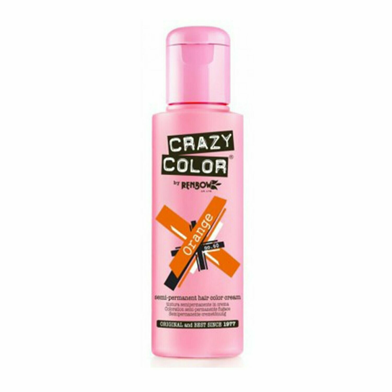 Crazy Color Semi-Permanent Vegan Hair Colour - ORANGE