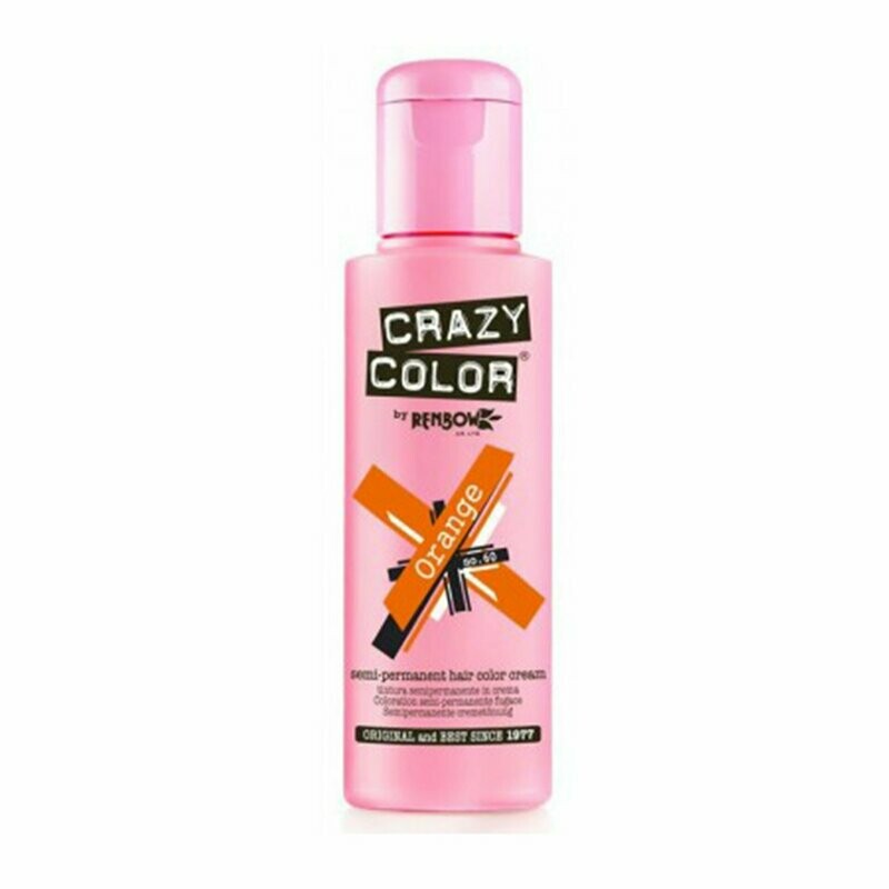 Crazy Color Semi-Permanent Vegan Hair Colour - ORANGE