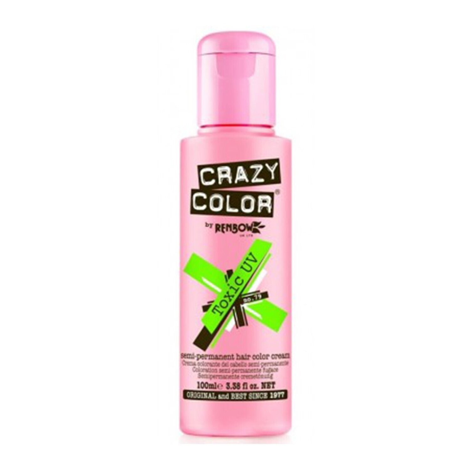 Crazy Color Semi-Permanent Vegan Hair Colour -TOXIC UV