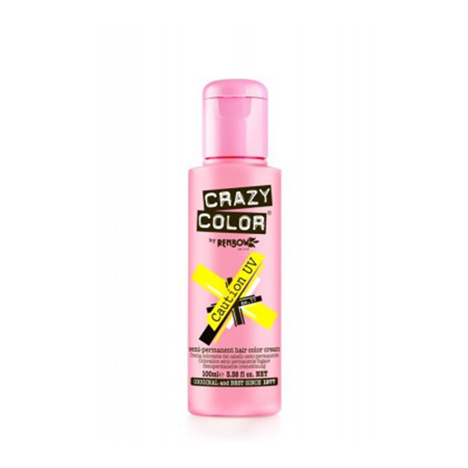 Crazy Color Semi-Permanent Vegan Hair Colour -CAUTION UV
