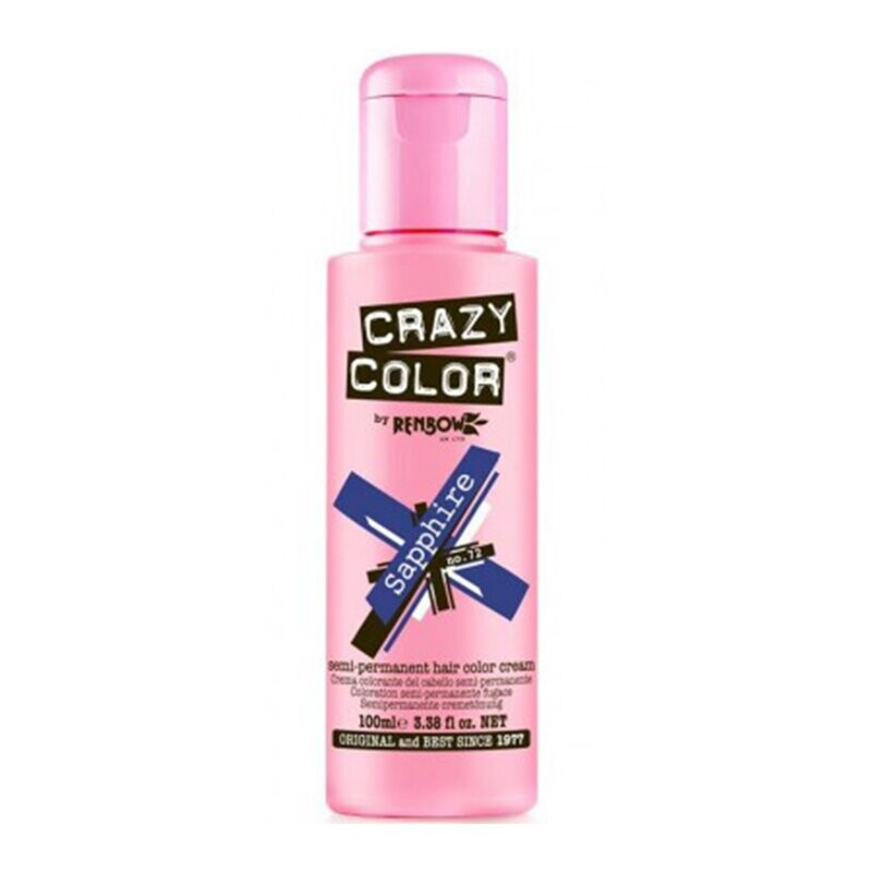 Crazy Color Semi-Permanent Vegan Hair Colour- SAPHIRE