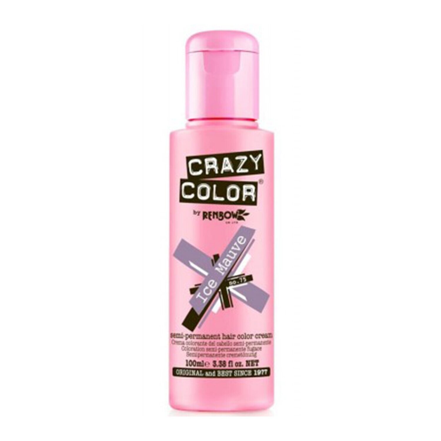 Crazy Color Semi-Permanent Vegan Hair Colour- ICE MAUVE