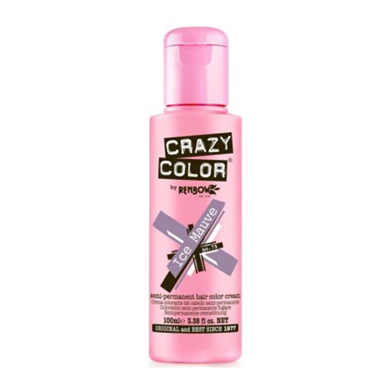 Crazy Color Semi-Permanent Vegan Hair Colour- ICE MAUVE