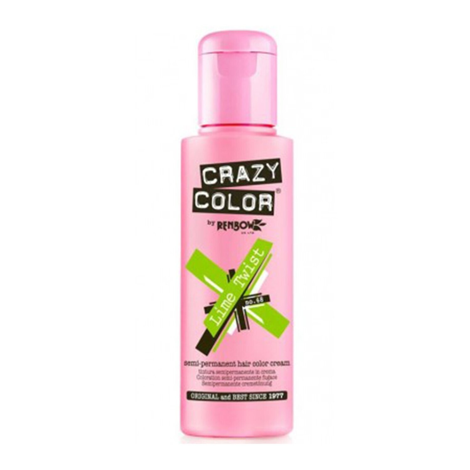 Crazy Color Semi-Permanent Vegan Hair Colour- LIME TWIST