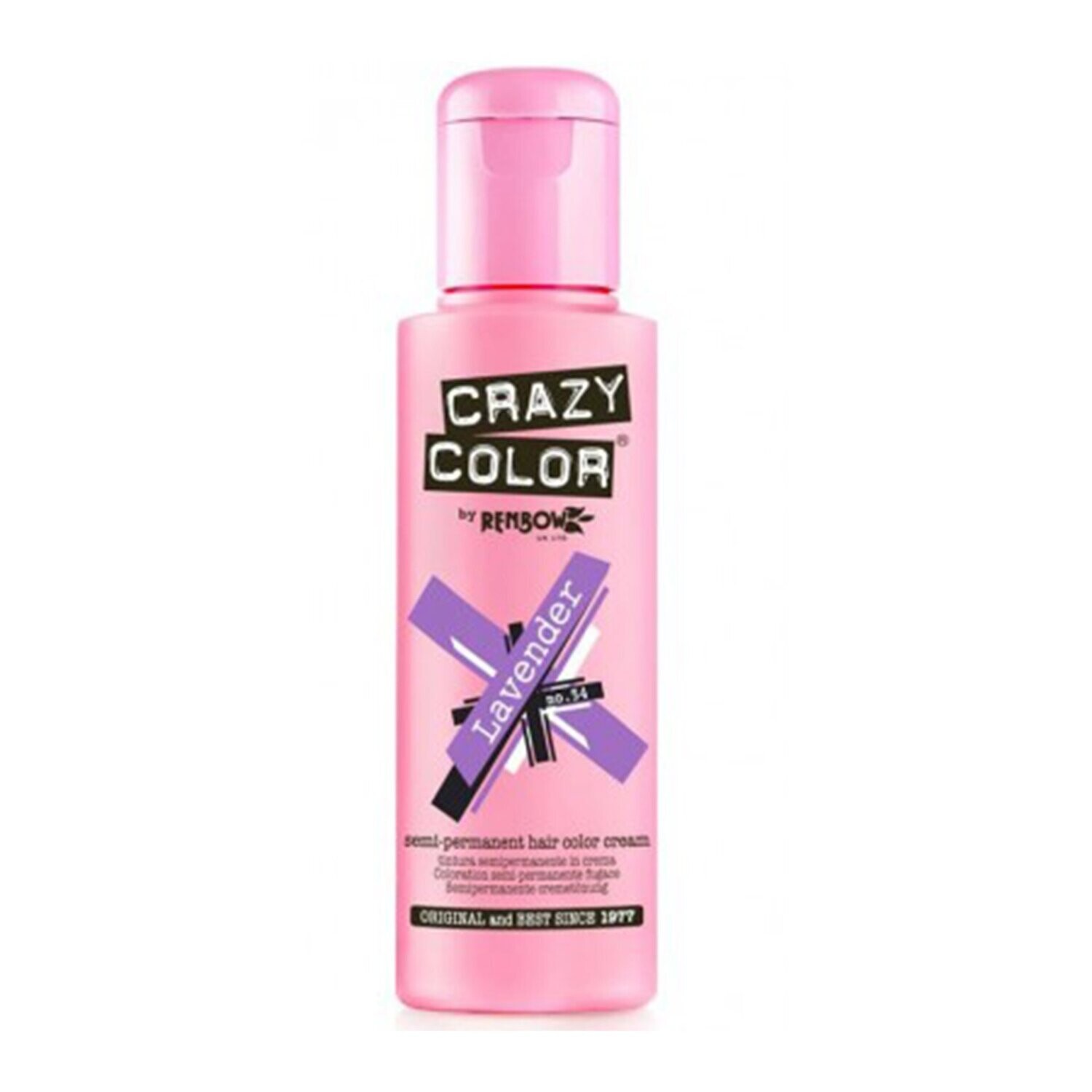 Crazy Color Semi-Permanent Vegan Hair Colour- LAVENDER