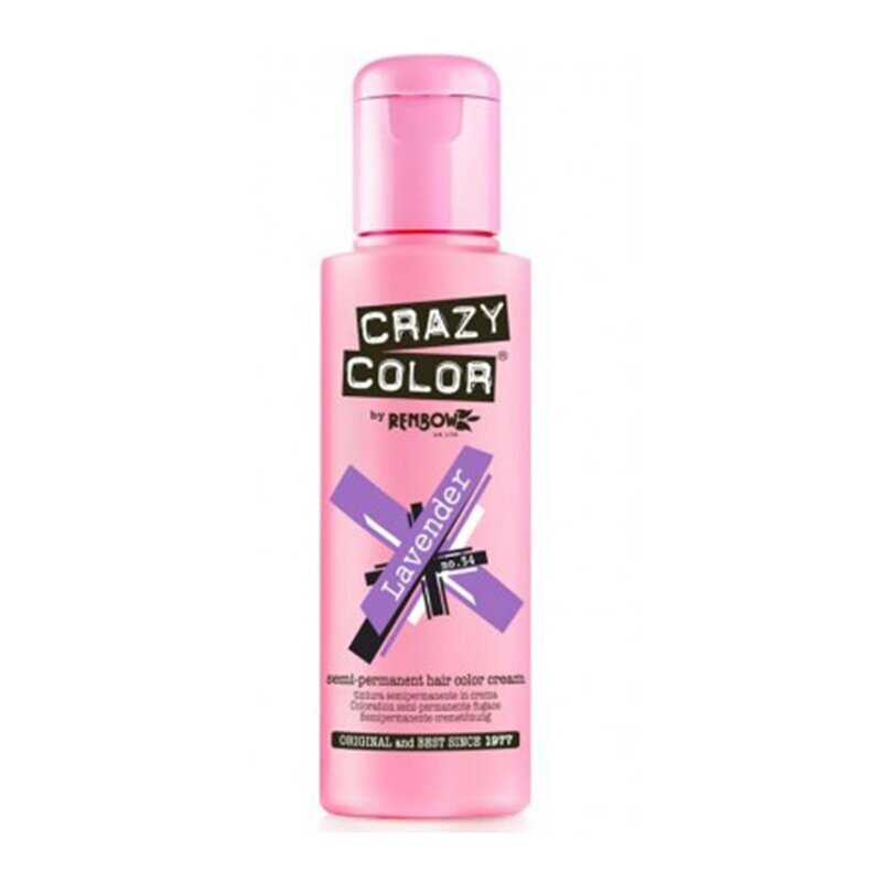 Crazy Color Semi-Permanent Vegan Hair Colour- LAVENDER
