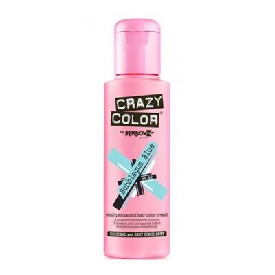 Crazy Color Semi-Permanent Vegan Hair Colour- BUBBLEGUM BLUE