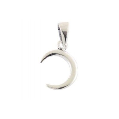 Sterling Silver Crescent Pendant