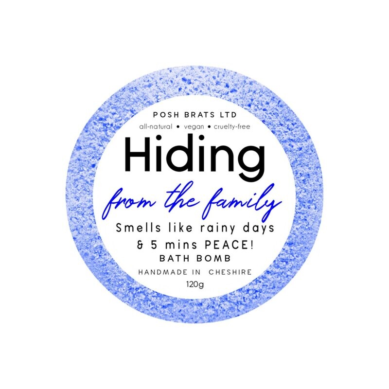 Posh Brats Hiding From the Family Bath Bomb 120g