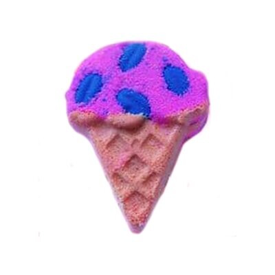 Posh Brats Bubblegum Ice Cream Colour Streaming Fizzy Bath Bomb 120g