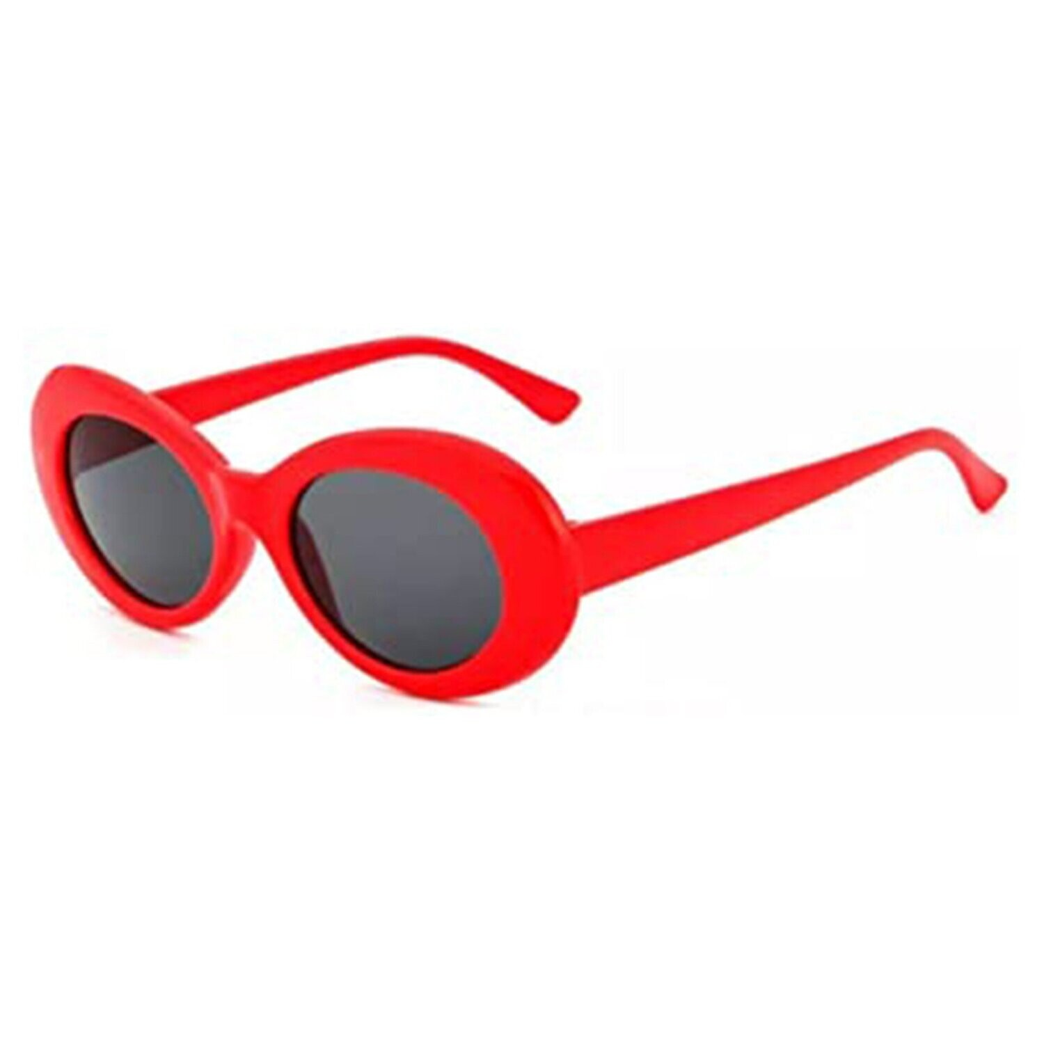 Kurt Oval Sunglasses- Red