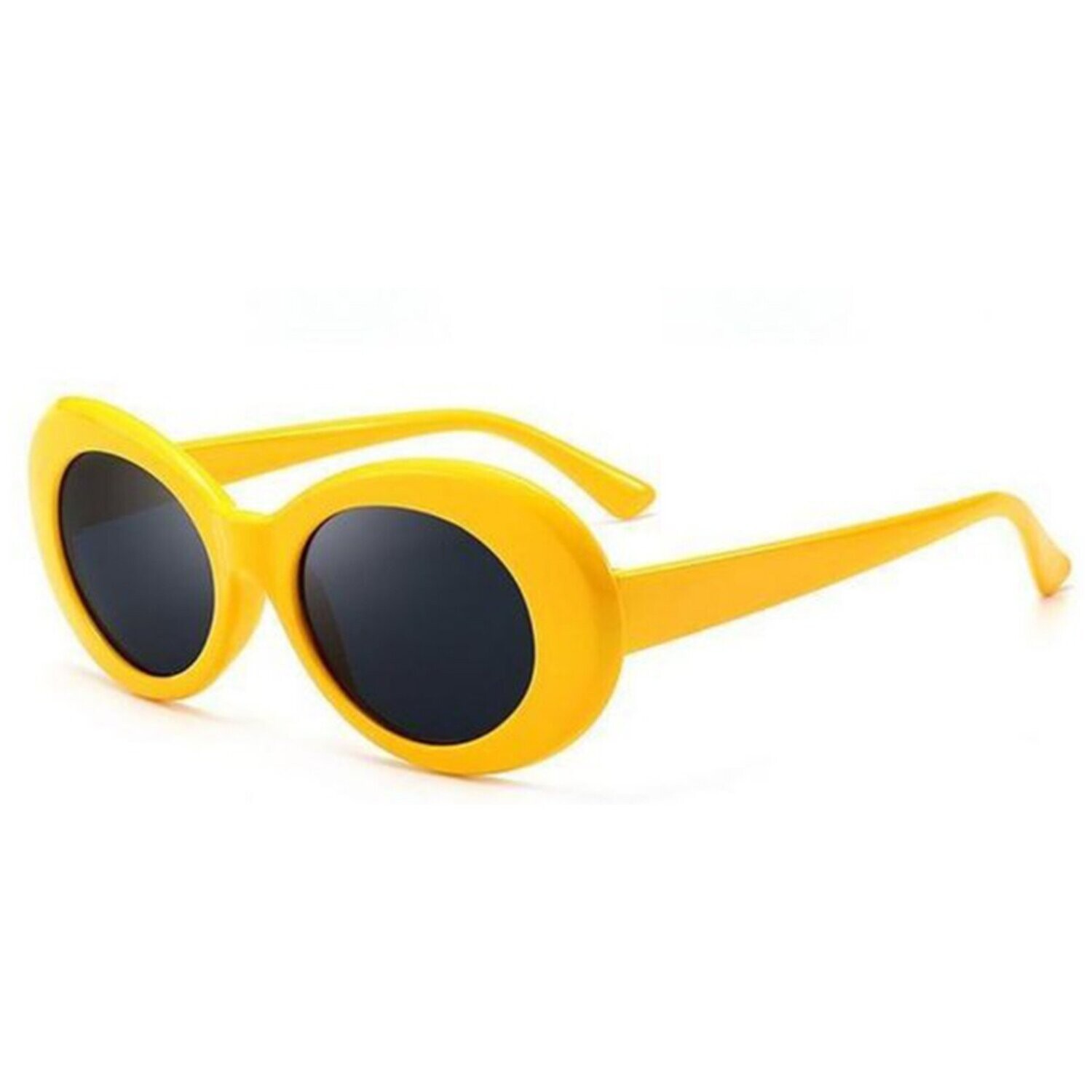 Kurt Oval Sunglasses- Yellow