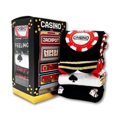 Urban Eccentric Casino Socks Gift Set