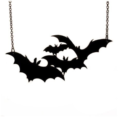 Acrylic Bats Necklace